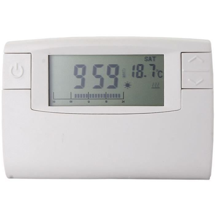 Programmable electronic thermostat - GAO - 3 temperature levels, manual settings