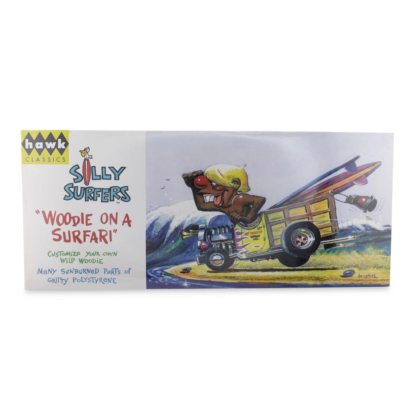 Hawk Classics Silly Surfers Plastic Model Kit | Woodie On A Surfari