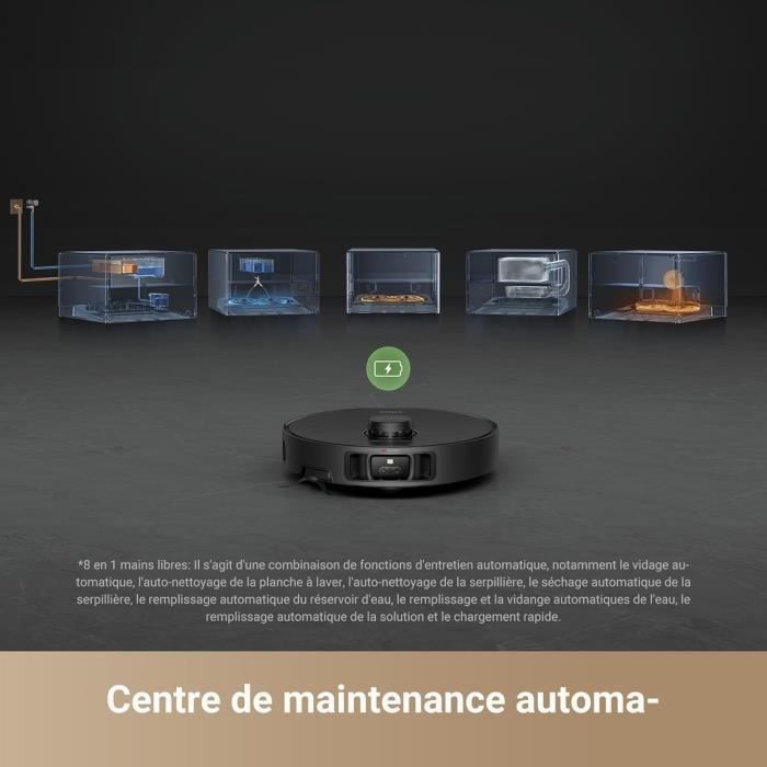 DREAME X40 Master Robot Vacuum Cleaner with 8-in-1 Base Station - Intelligent Navigation - 12,000 Pa
