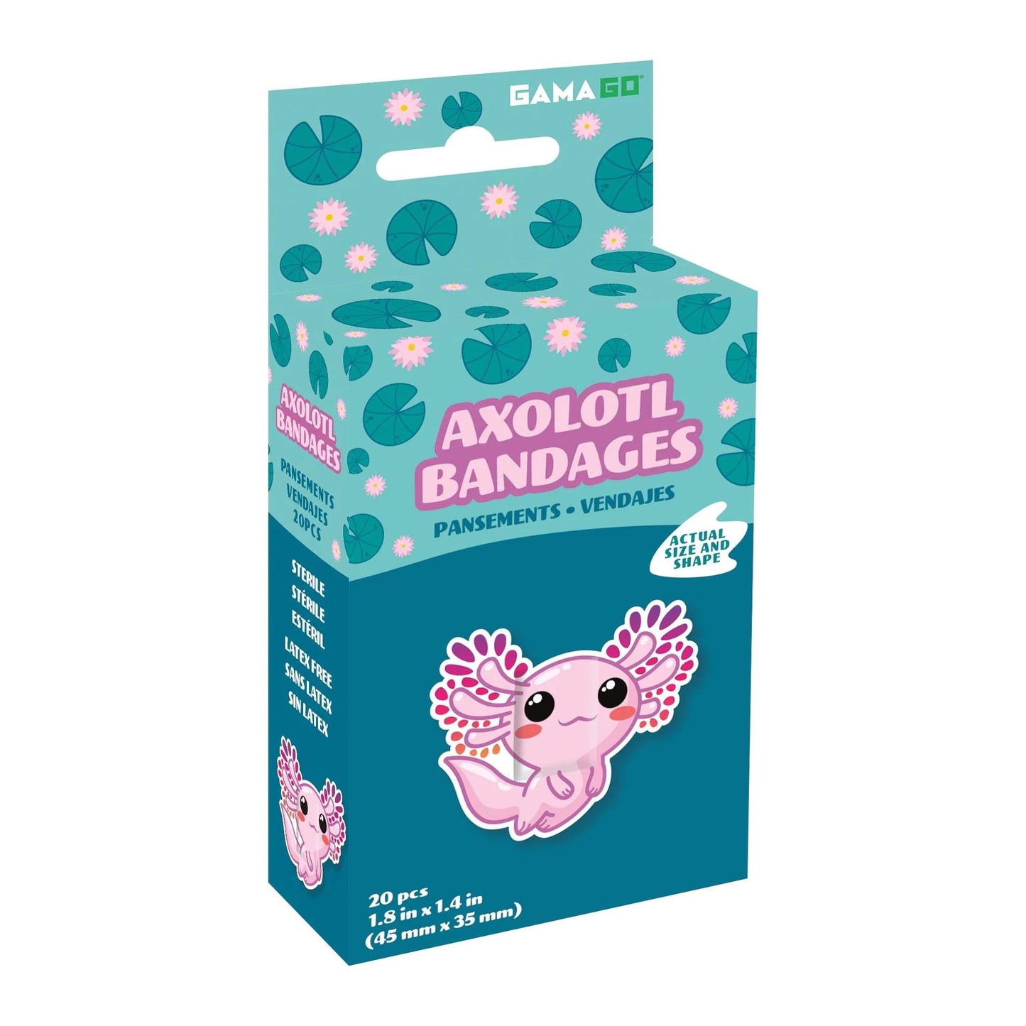 Axolotl Adhesive Bandages | 20 Count