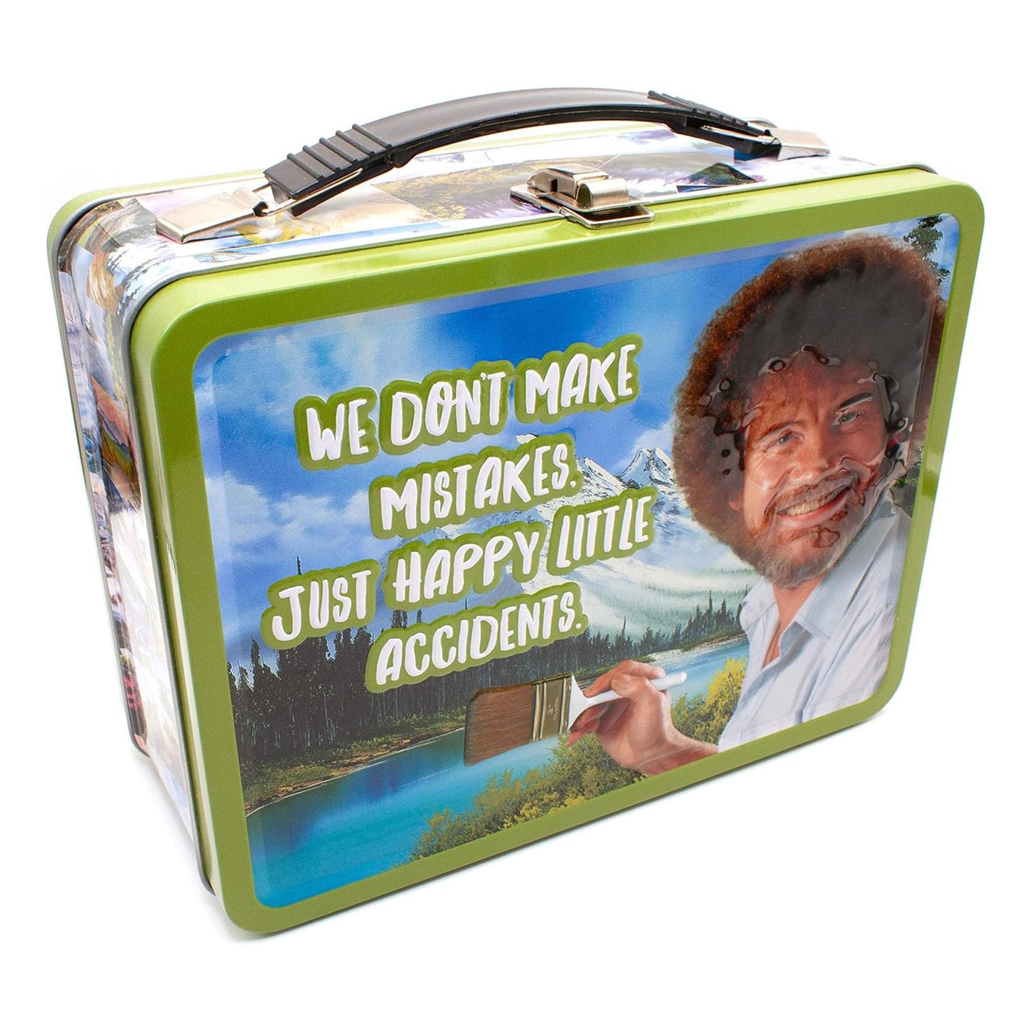 Bob Ross "Happy Accidents" Collectible Tin Lunchbox