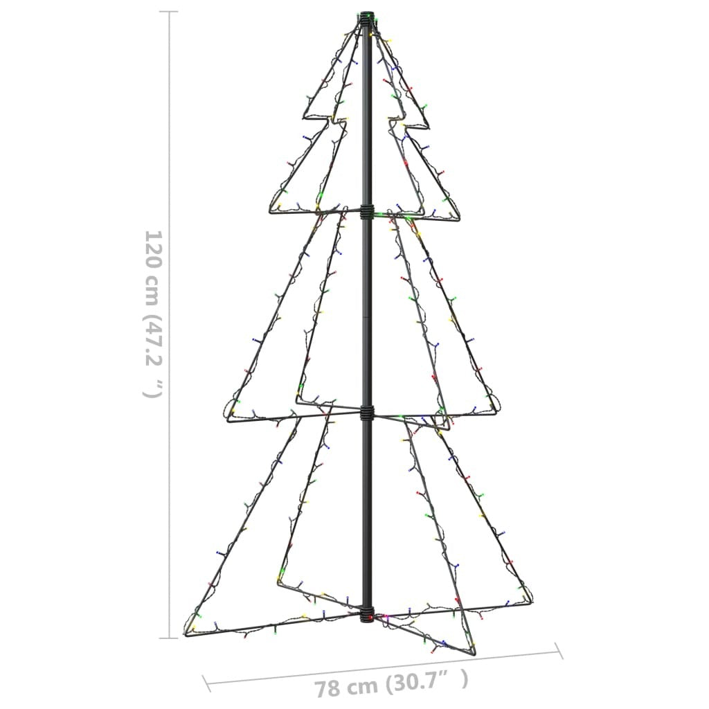 Christmas Cone Tree Colorful Metal Medium Christmas Cone Tree