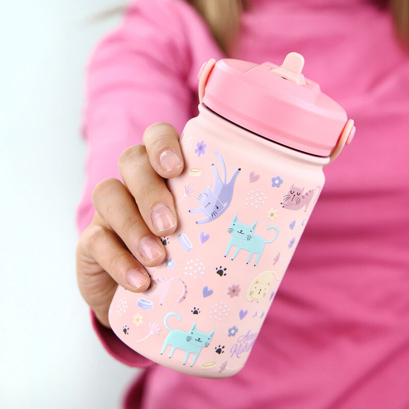 Pink Cats Thermal bottle 330ml
