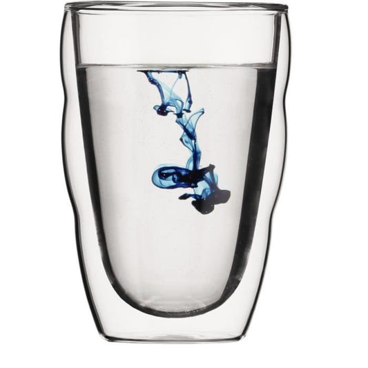 Set of 6 thermo glasses - BODUM - Pilatus - Double wall - 0.35 l - Transparent