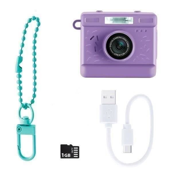 Canal Toys Photo Creator Mini Cam' Digital Photo and Video Camera Vintage - with Keychain and 1GB SD Card Included CLK 06