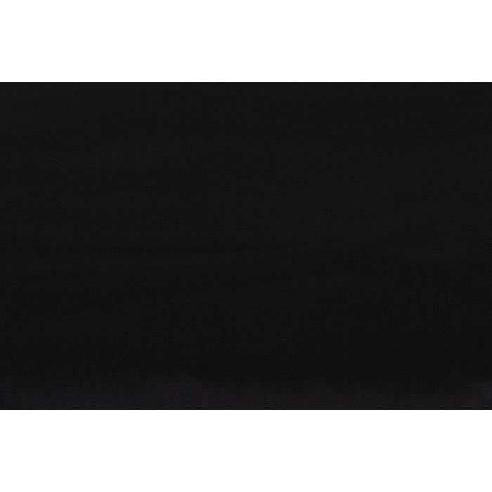 Bedding set - 1 duvet cover 220 x 240 cm + 2 pillowcases 60 x 60 cm - 100% cotton - Black