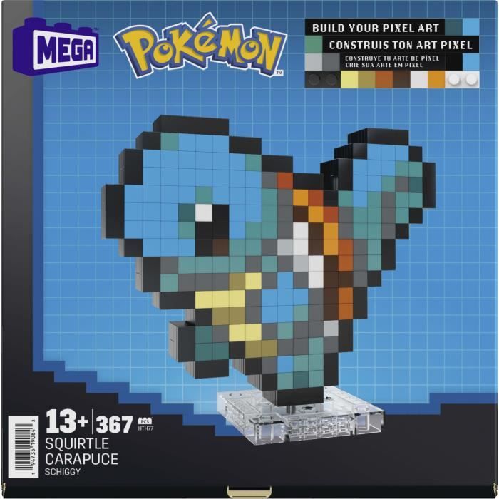 MEGA-Pokémon-Carapuce-Retro Building Set 367 pieces - MEGA Pokémon - HTH77