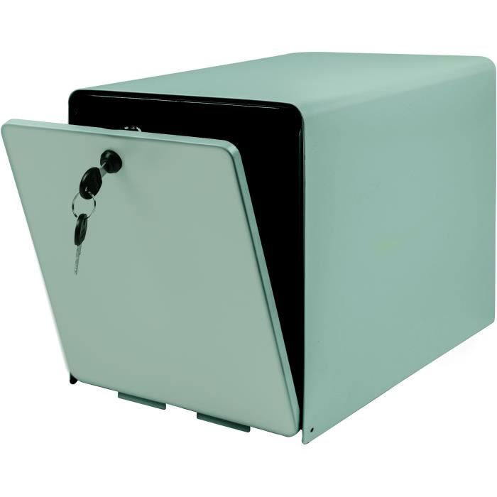 BURG WACHTER Favor box in galvanized steel - 2 doors - Gray