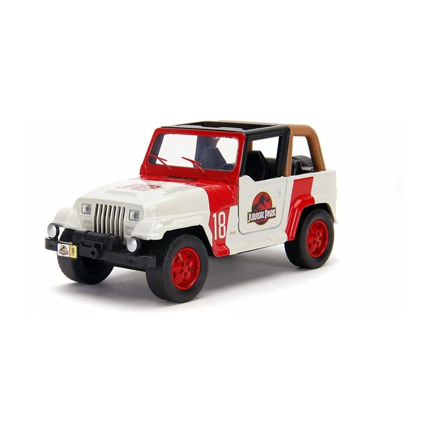 Jurassic World 1:32 92 Jeep Wrangler Diecast Car