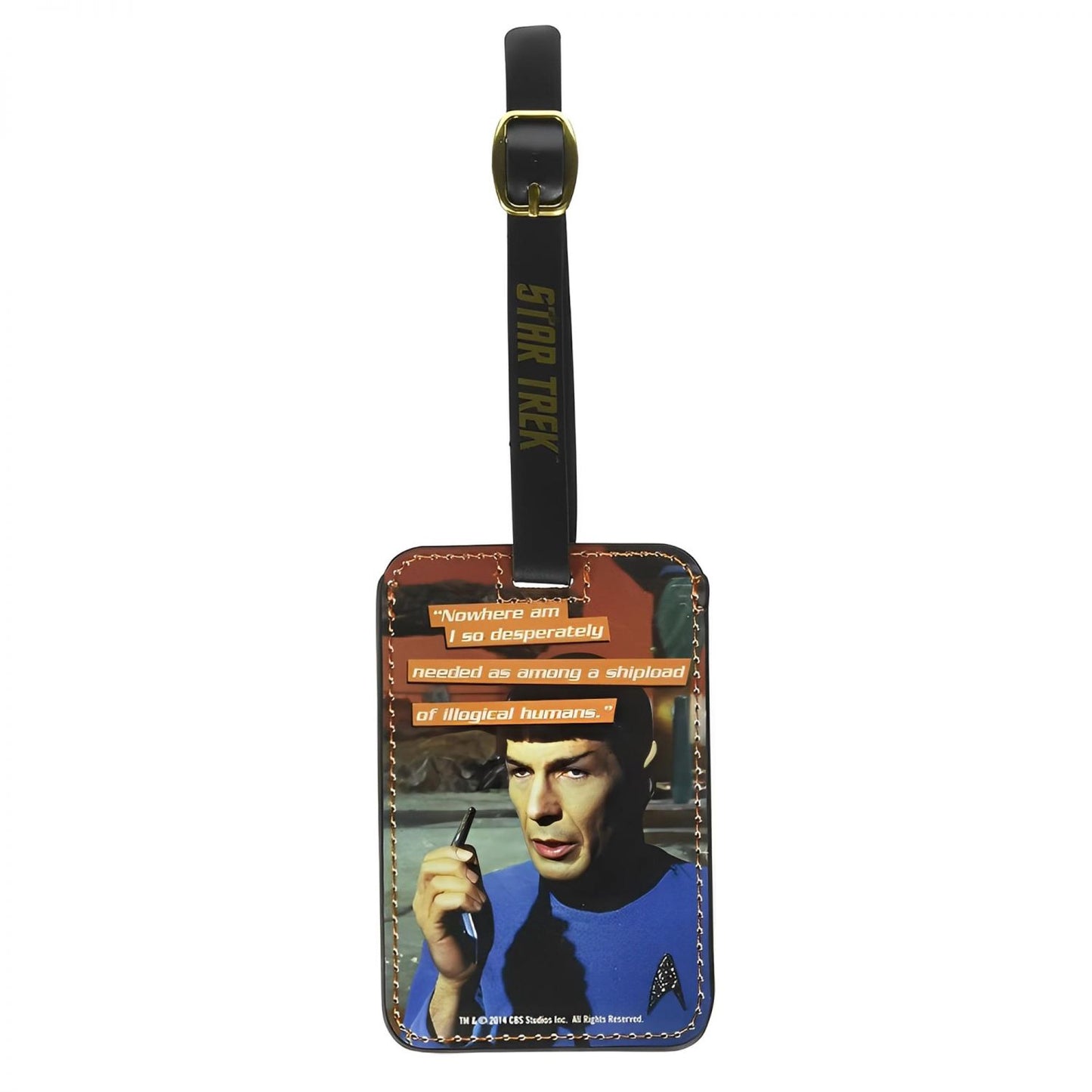 Star Trek Spock Graphic Luggage Tag