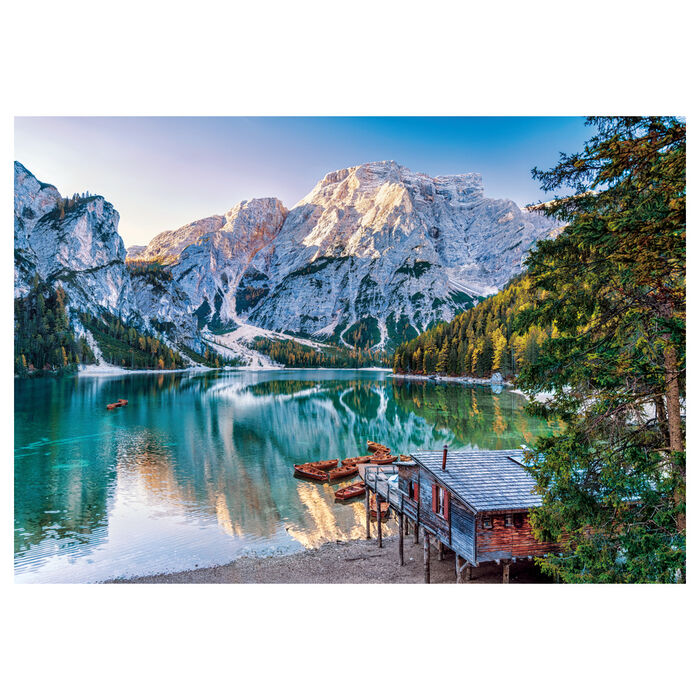 Emerald Lake Braies puzzle 1000pcs