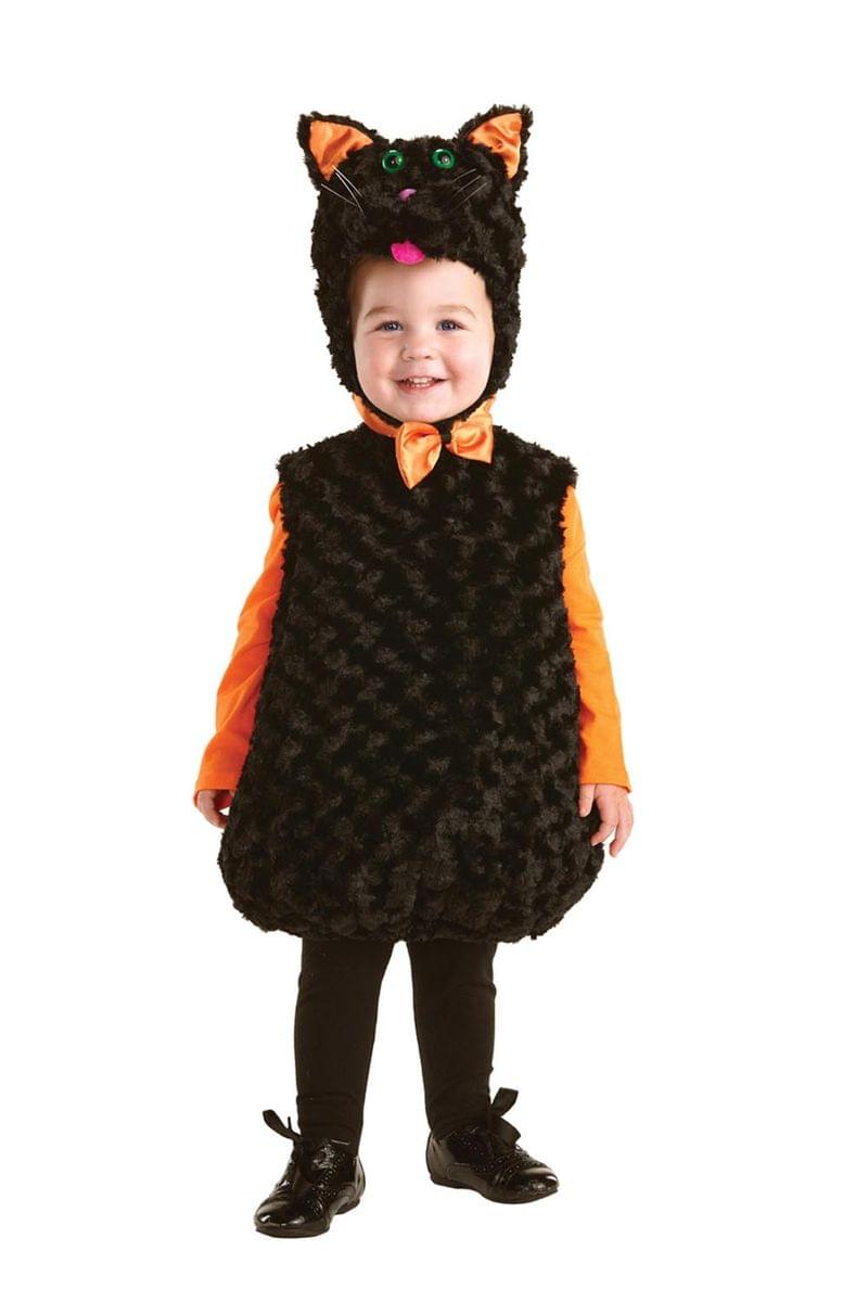 Belly Babies Black Cat Costume Child Toddler Large 2T-4T