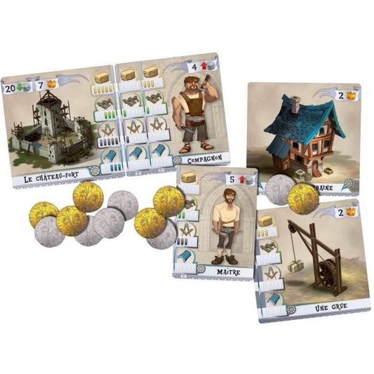 Builders (The): Middle Ages - Asmodee - Party game - From 10 years old
