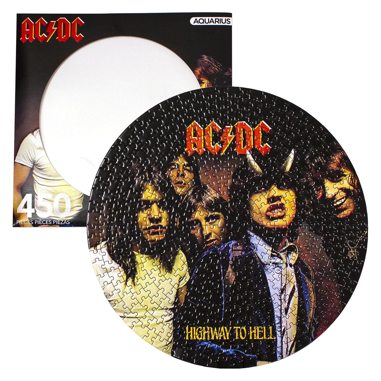 AC/DC Highway To Hell 450 Piece Picture Disc Jigsaw Puzzle