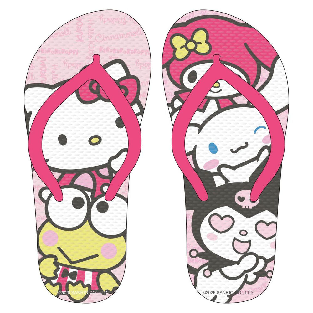 Hello Kitty and Friends flip-flops