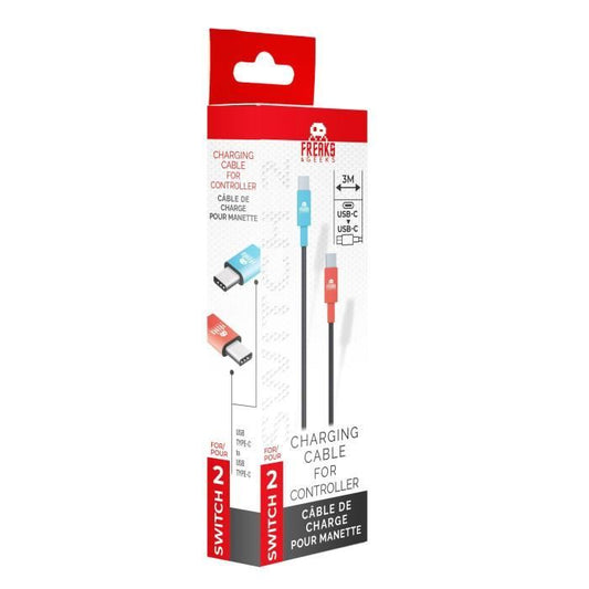 Charging cable - FREAKS AND GEEKS - Nintendo Switch 2 - Type C to Type C - 3 m