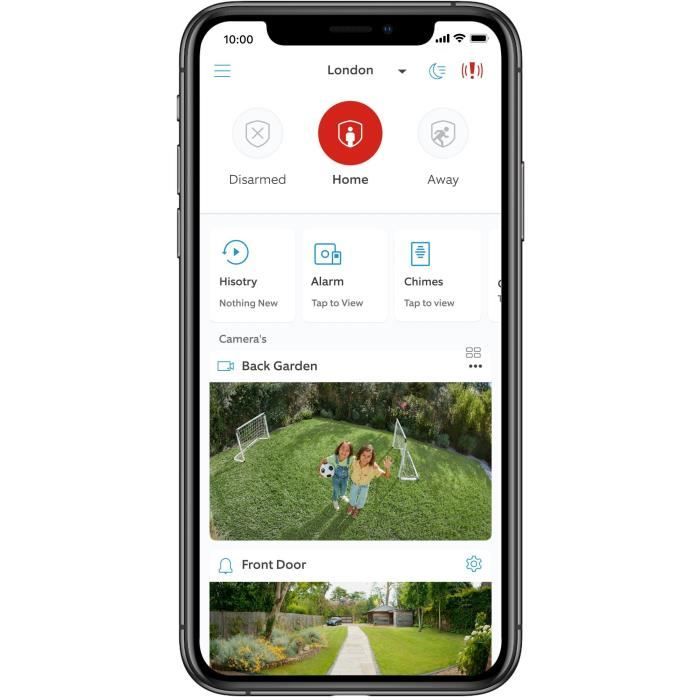 RING Spotlight Plus Battery Surveillance Camera - White - EU