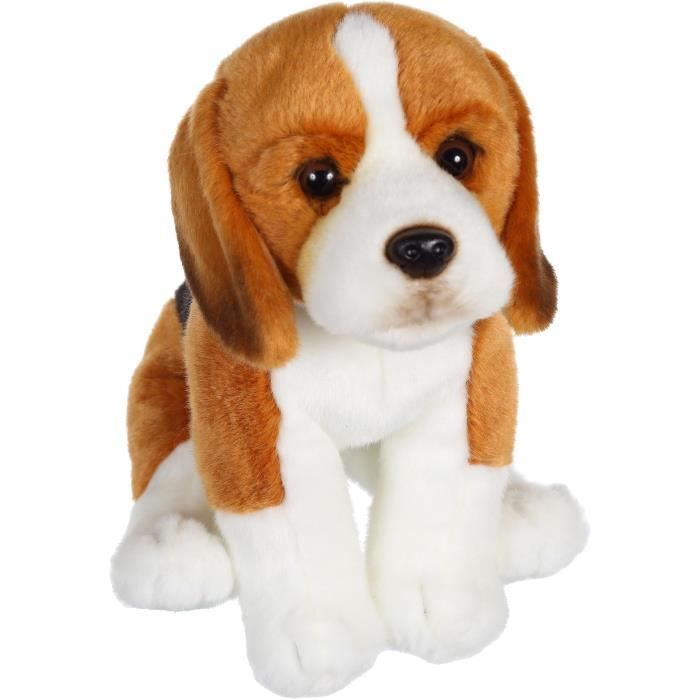 Beagle Dog Plush - GIPSY TOYS - Sitting, 25 cm