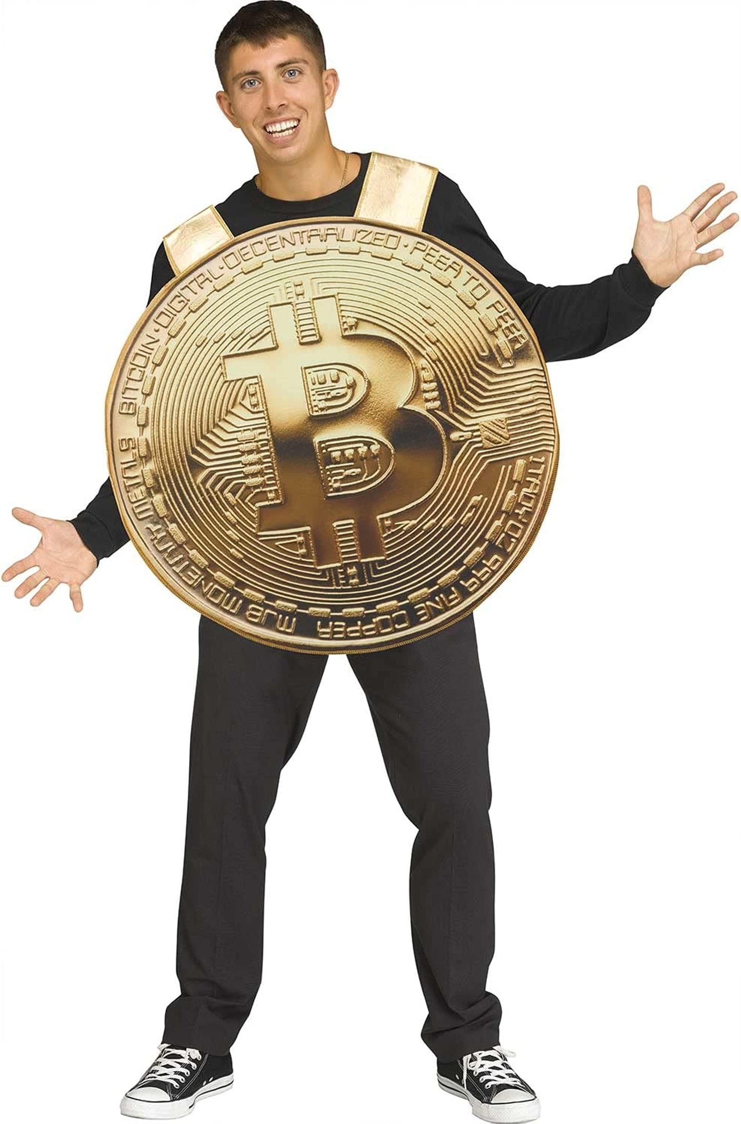 Bitcoin Adult Costume | One Size Fits Most