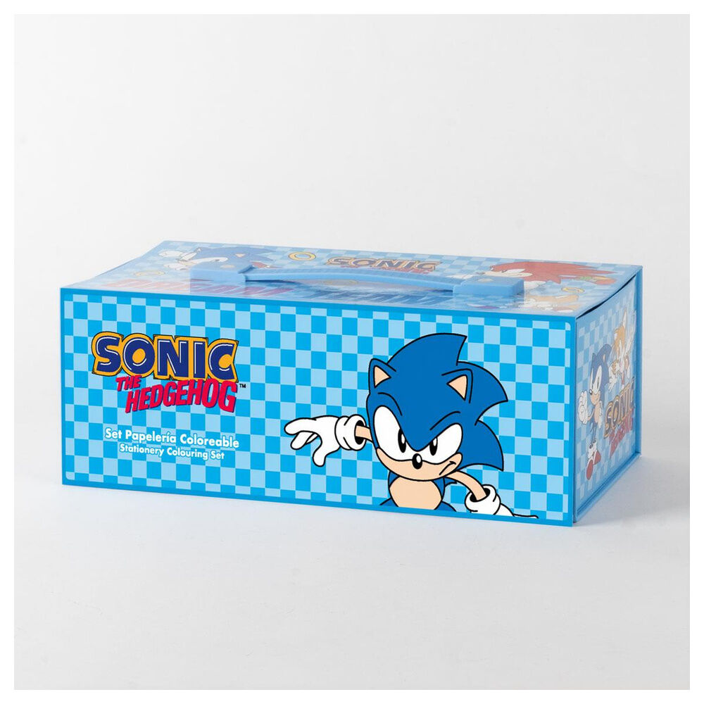 Sonic the Hedgehog Colouring stationery case