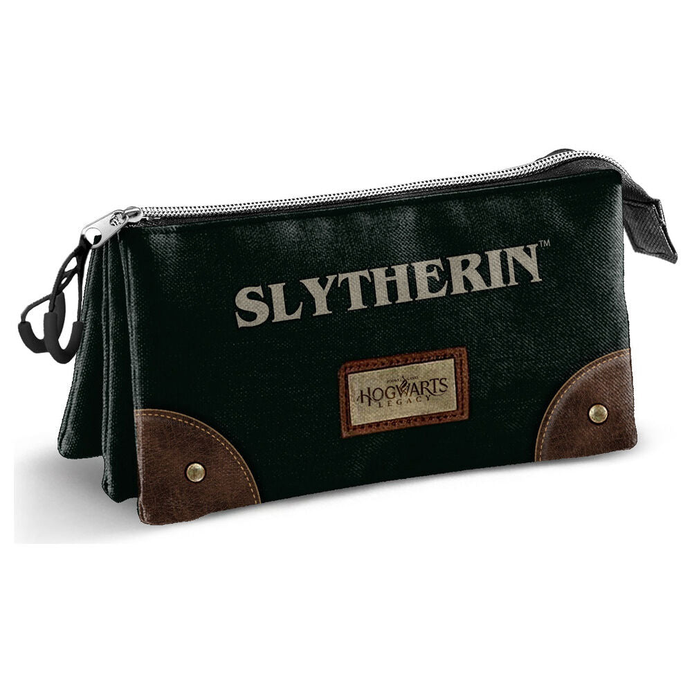 Harry Potter Slytherin triple pencil case