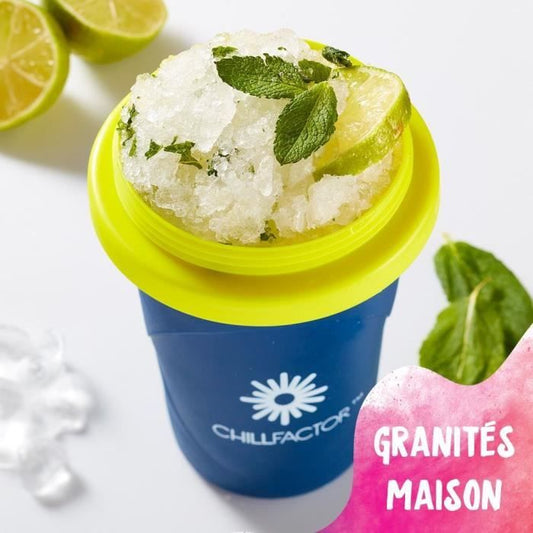 Chillfactor Granita Mug - Bandai - Random Color Blue, Pink or Green - Comes with Straw
