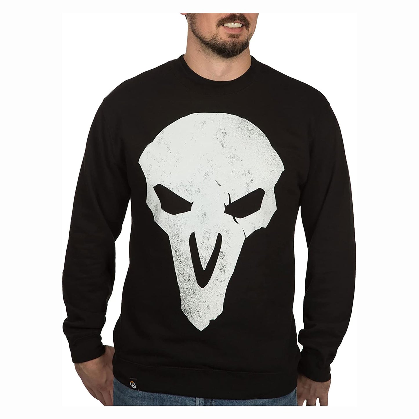 Overwatch Reaper Black Crew Neck Fleece | Medium
