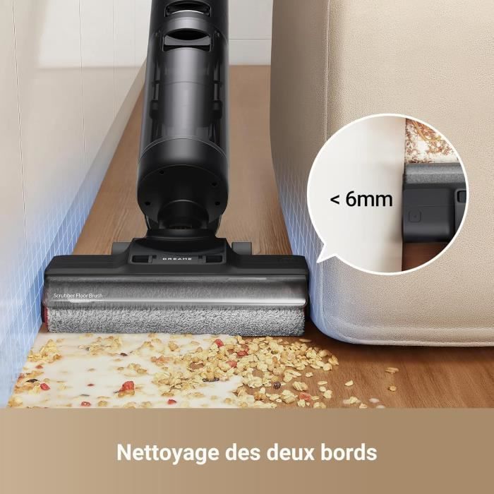 NEW DREAME H12 PRO ULTRA - Water and dust vacuum cleaner - Auto Double Rotation Cleaning - 16 kPa suction - 2 Edge Brush