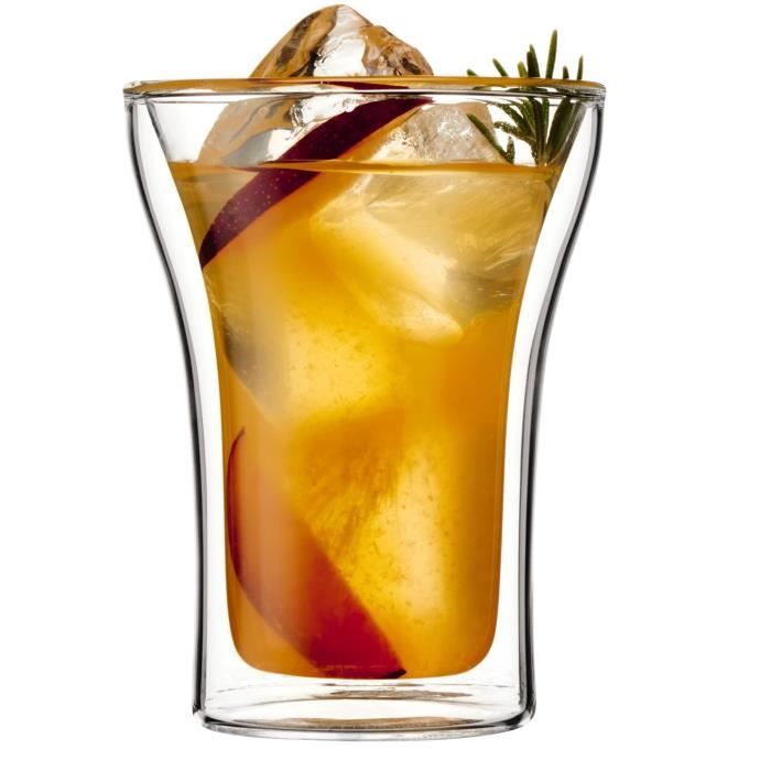 BODUM ASSAM Set of 2 double wall glasses 0.25L