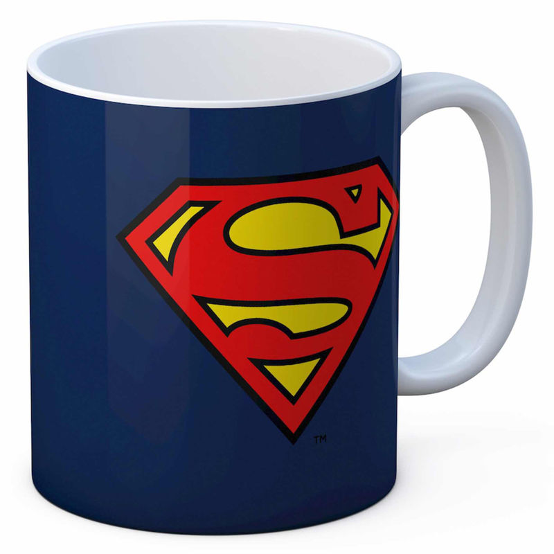 DC Comics Superman logo mug