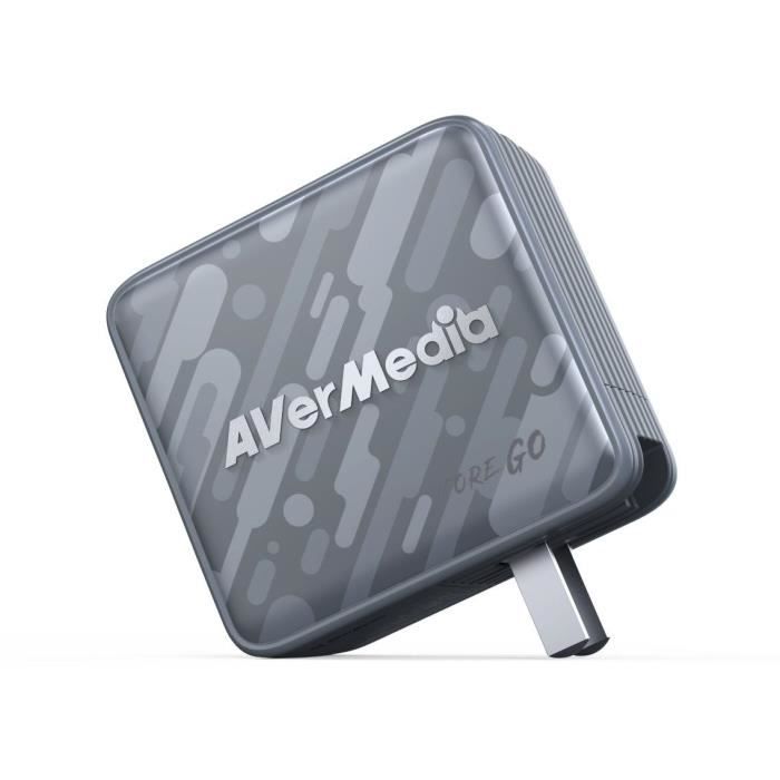 GaN Charger - AVERMEDIA - 100W with 4K HDMI Output GC313 Black