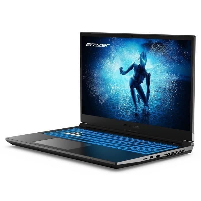 Gaming Laptop - ERAZER - Deputy P60i - 15.6 FHD 144Hz - Core i5-12450H - 16GB RAM - 512GB SSD - RTX 4060 - AZERTY - Delivered without Windows
