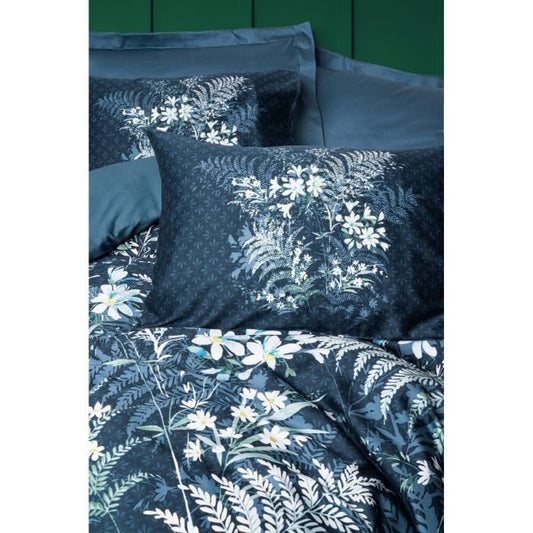 Bedding set - 1 duvet cover 220 x 240 cm + 2 pillowcases 60 x 60 cm - 100% cotton satin - Green