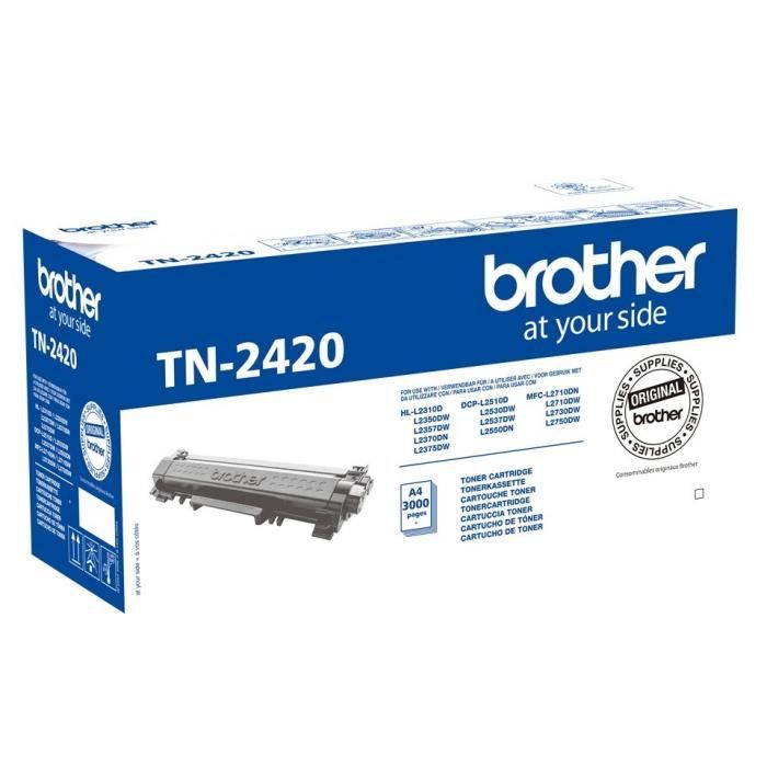 BROTHER TN2420 High Capacity Black Toner - 3000 Pages