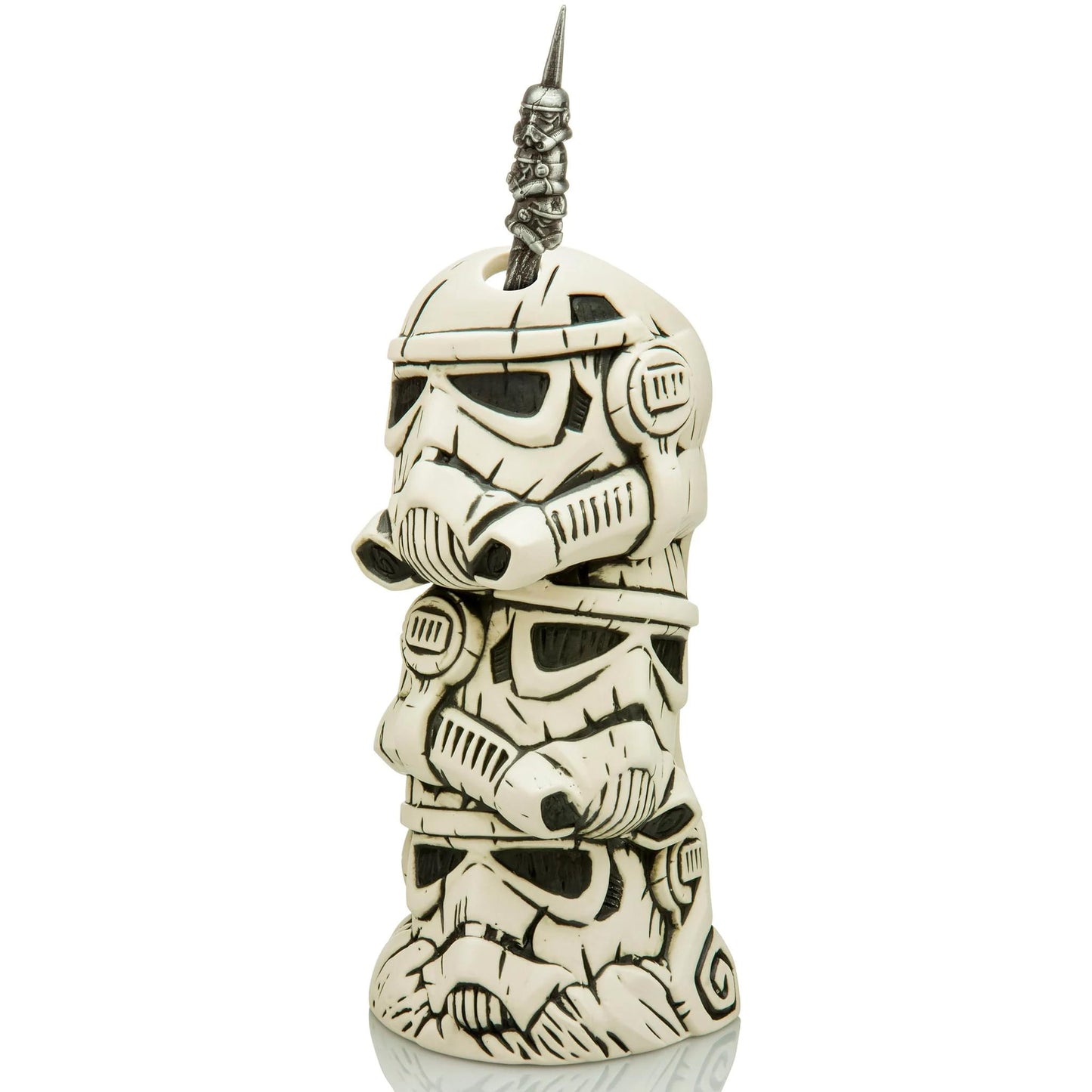 Geeki Tikis Star Wars Stacked Stormtrooper Helmets 16 Ounce Ceramic Mug