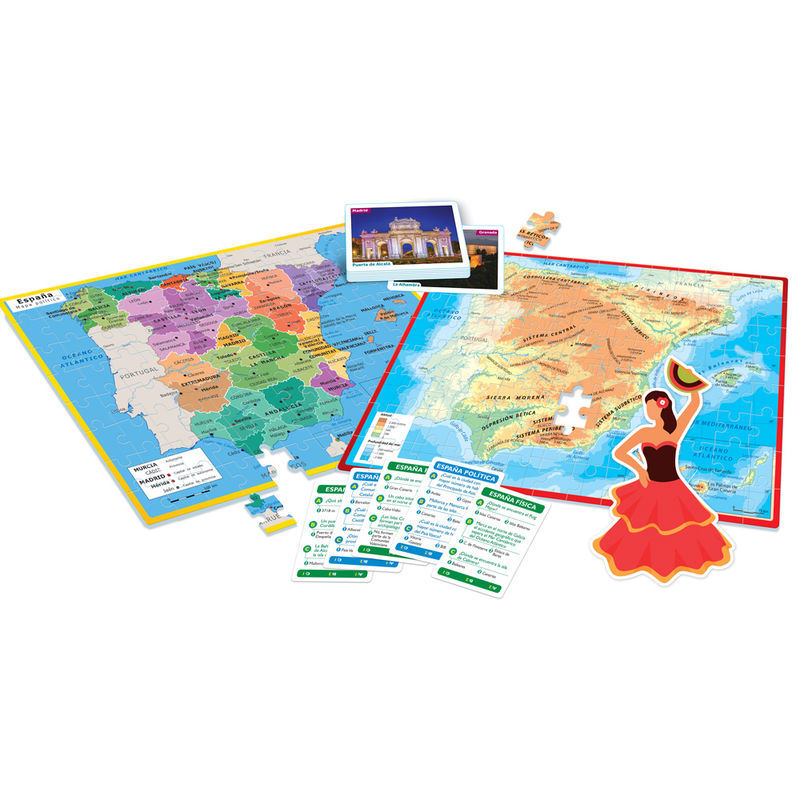 Spanish Geo Map Discover Spain