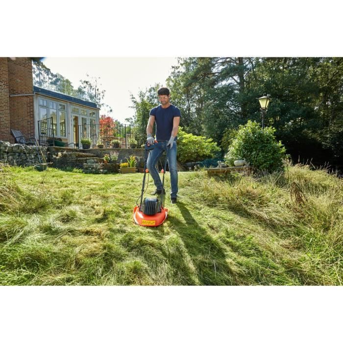 BLACK & DECKER BEMWH551-QS electric air cushion mower - 1200 W - 30 cm - 6 blades