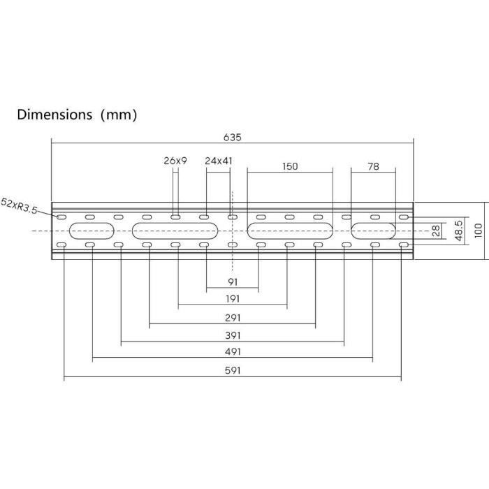 Fixed TV support - SLIM - Stell - SHO 4220