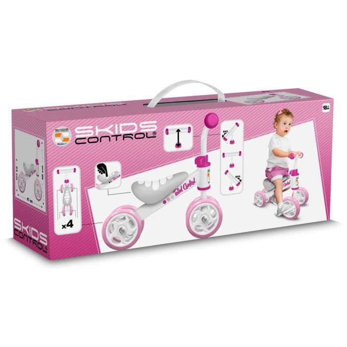 My first Baby Walker balance bike - STAMP - SKIDS CONTROL - Pink