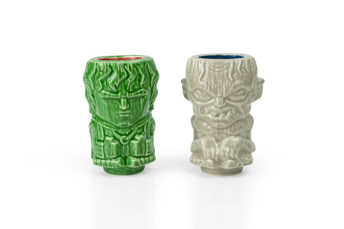 Geeki Tikis Lord Of The Rings Frodo & Gollum Mini Muglets | 2-Ounce Ceramic Mugs