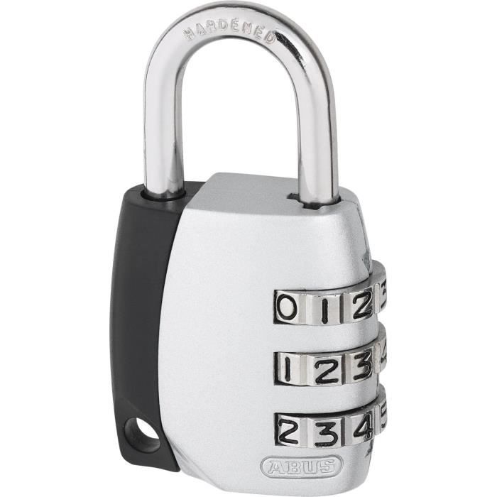 Combination padlock - ABUS - 155/30 B/DFNLI - Steel shackle - Customizable three-digit numeric code