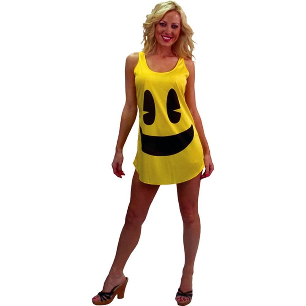 Pac-Man Deluxe Costume Tank Costume Dress Adult/Teen Standard