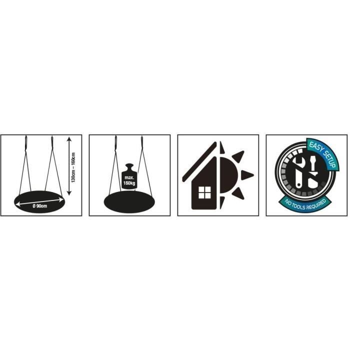 Swing - SCHILDKRÖT - Bird's nest 90cm