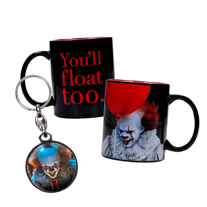 IT Pennywise Mug + Metal keychain