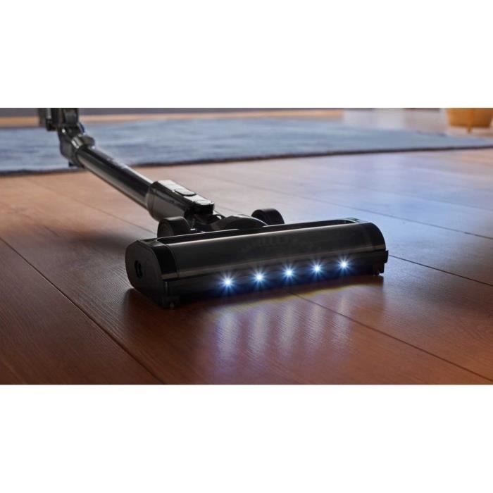 BEKO VRT97325VY - Cordless Stick Vacuum Cleaner with Emptying Station - 150 AW - Self-Detangling Adaptedge Brush