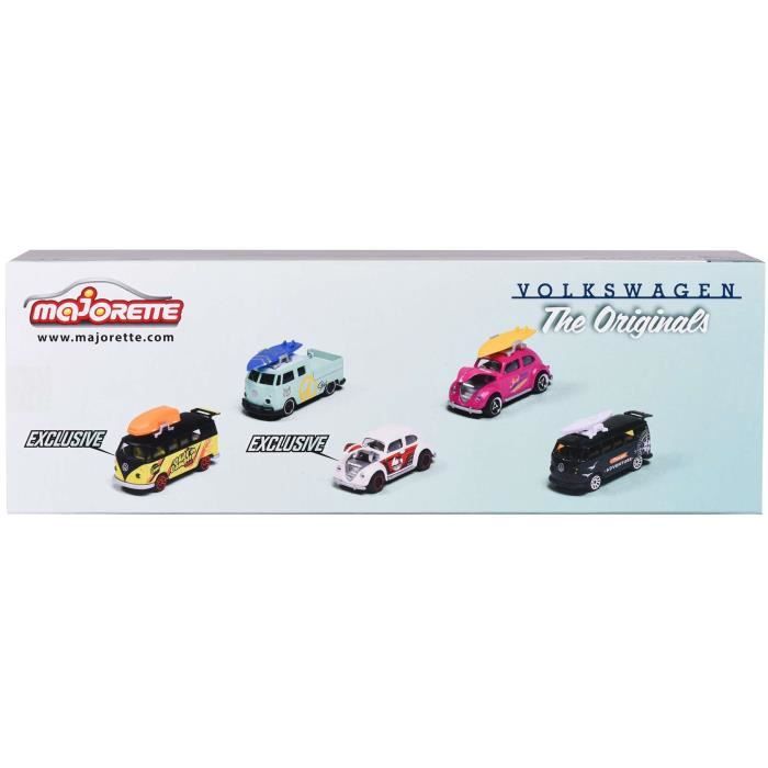 Set of 5 Volkswagen The Originals metal cars
