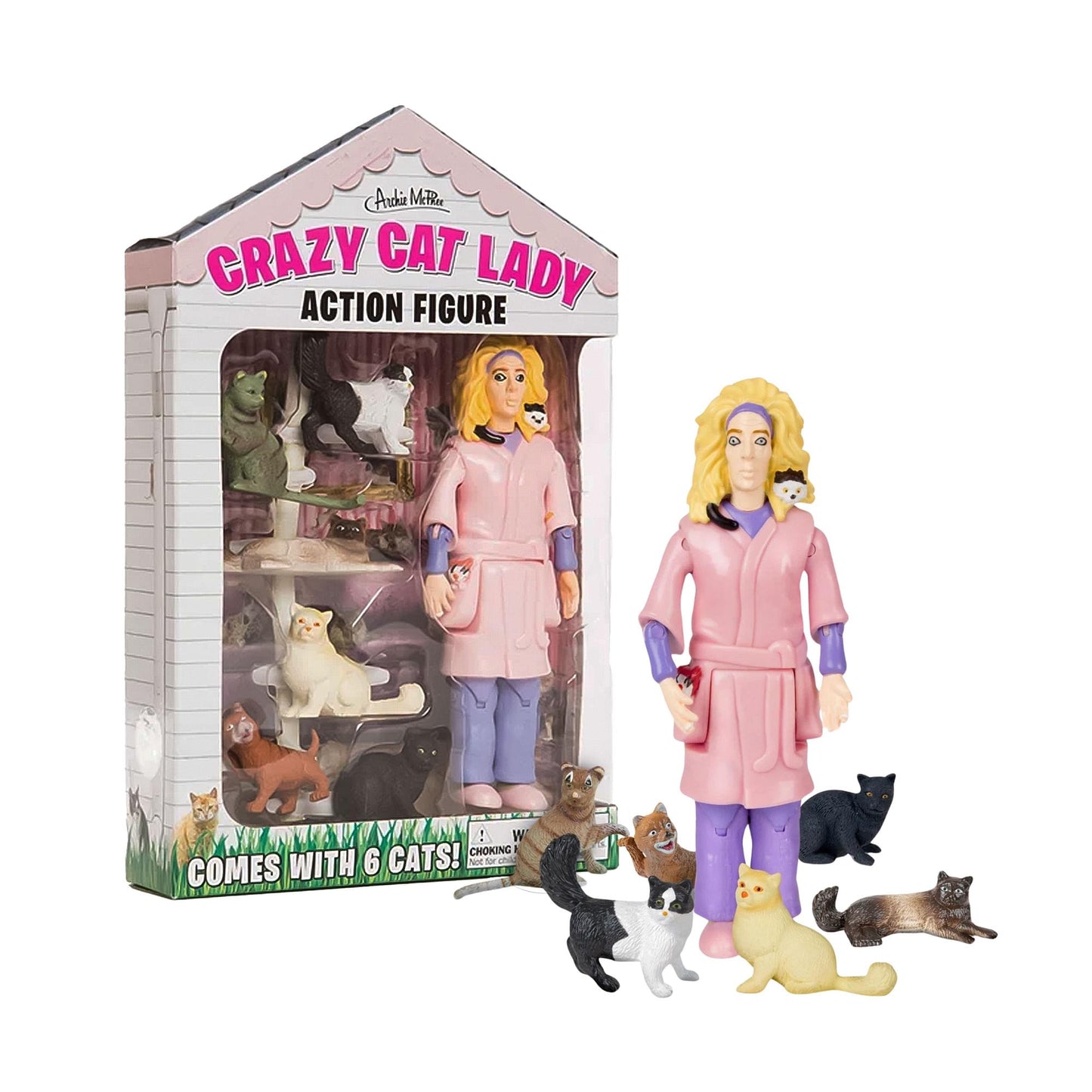 Crazy Cat Lady 6" Vinyl Action Figure