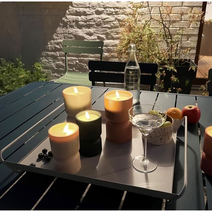 Outdoor table lamp - BRILLIANT - LOVERE - Candle shape - Plastic - 3 W - Black