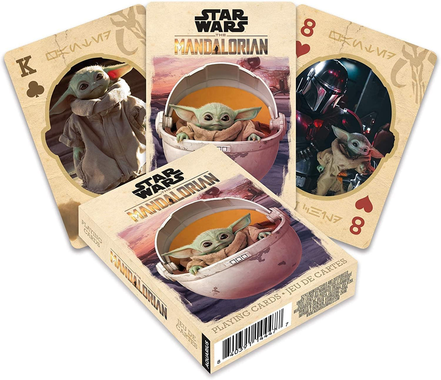 Star Wars The Mandalorian The Child Playing Cards
