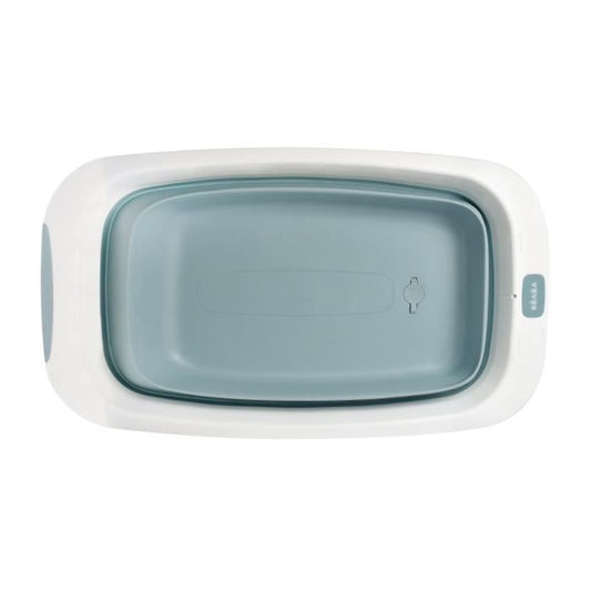BEABA, Foldable bathtub - 920403 - Eazy Pop Camélé'O bathtub - Baltic blue